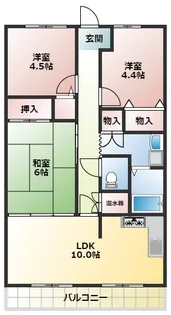 ウィンズ弐番館【2階】の間取り