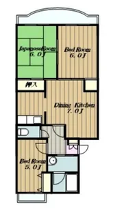 ハイツエントピア【2階】の間取り