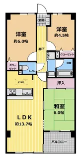 東京都葛飾区立石8【マンション】の間取り