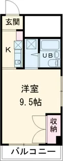 大口平和マンション【5階】の間取り