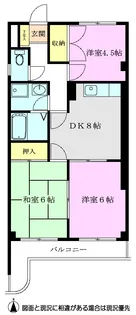 グリーンエール【4階】の間取り