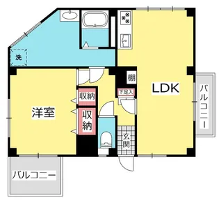 佐野ビル【2階】の間取り