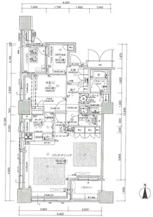 淀屋橋アップルタワーレジデンス【32階】の間取り