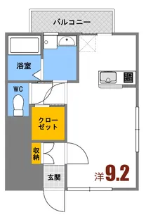 Sourire坂東II【1階】の間取り