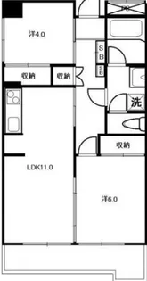 群馬県前橋市西片貝町5【マンション】の間取り