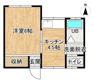 コーポ鈴木(牛島)【2階】の間取り