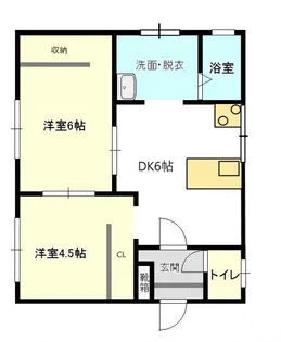 タウニィJUNII【2階】の間取り