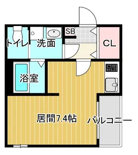 Malva都島【3階】の間取り