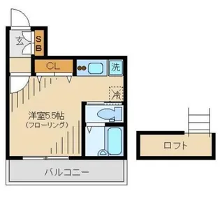 東京都杉並区堀ノ内3【アパート】の間取り