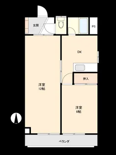 丸二マンション1【3階】の間取り
