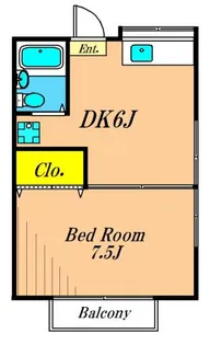 陽風荘【2階】の間取り