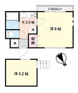 東京都中野区新井1【アパート】の間取り