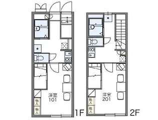 1Kの間取り画像