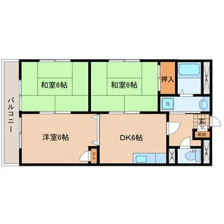 マニフィックベア霞【1階】の間取り
