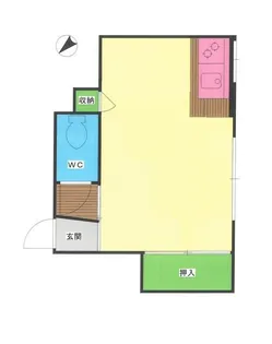 東京都北区中里2【アパート】の間取り