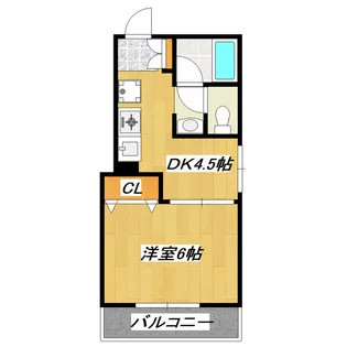 スクエアST【2階】の間取り