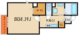 NTRエステート大久保【2階】の間取り
