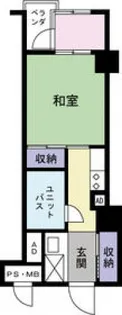 上信コーポ【6階】の間取り