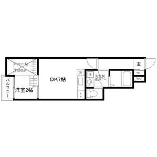 リヴィエール名取【1階】の間取り
