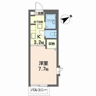 グランディ山の寺【1階】の間取り