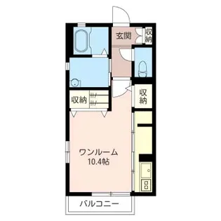 オードリー【2階】の間取り