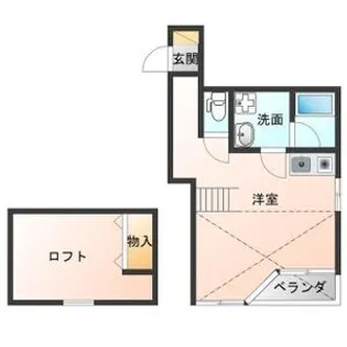 プラムハイツ【3階】の間取り