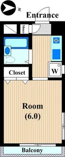 サンパレス【1階】の間取り