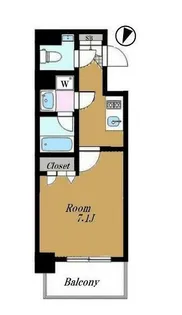 プレール・ドゥーク月島【2階】の間取り