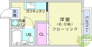 STUDIO長町【4階】の間取り