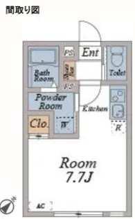 OTS新検見川【1階】の間取り