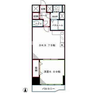 東京都中野区上鷺宮4【マンション】の間取り