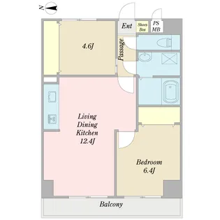 ハイムジゾー【3階】の間取り