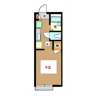 エフエヌハイツ【1階】の間取り