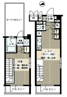 アルビレオ【4階】の間取り