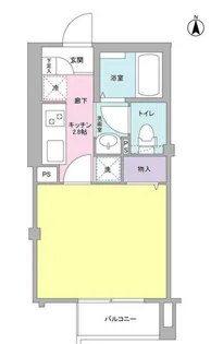 カーサ・デル・ソル【2階】の間取り