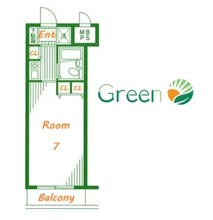 神奈川県平塚市追分【アパート】の間取り