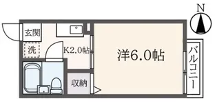 シティハイムリーベ馬込【2階】の間取り