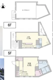 クーカイ・テラス恵比寿【4階】の間取り