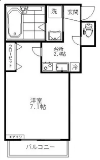 レセーナ滝野川【2階】の間取り