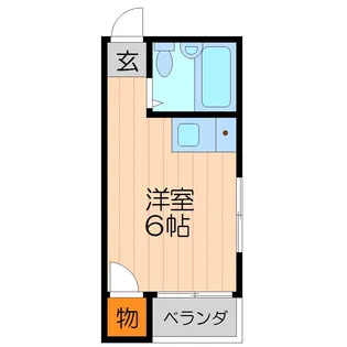 ウイング藤田【2階】の間取り