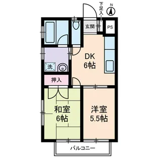 クレイドル21【2階】の間取り