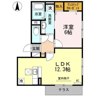 兵庫県尼崎市南武庫之荘2【アパート】の間取り