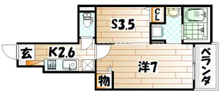 ポルタコスタII A【1階】の間取り