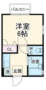 ウィスタリア【2階】の間取り