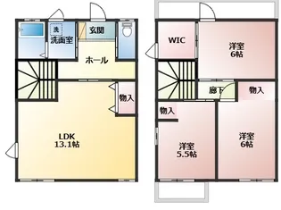 オリエントハウス浜松Aの間取り