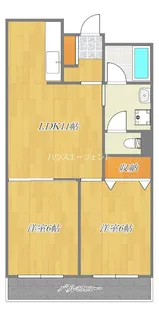 オークテラス【2階】の間取り