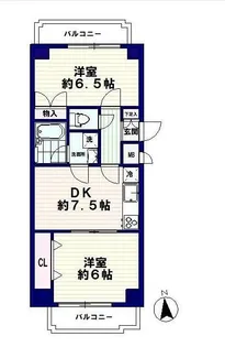 東京都中野区弥生町4【マンション】の間取り