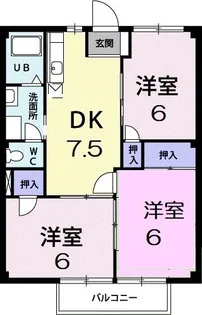 トラッド光【2階】の間取り