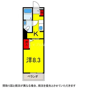 千葉県千葉市若葉区西都賀1【マンション】の間取り