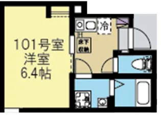 ルノン日吉【1階】の間取り